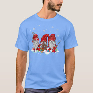 Norse Mythology Red Gnome Hat With Beard Viking We T-Shirt