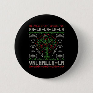 Norse Mythology - Viking Yule - Yggdrasil Christma 6 Cm Round Badge