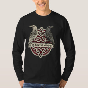 Norse Raven Knotwork u2013 Huginn & Muninn Viking T-Shirt