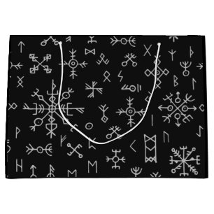 Norse Runes Large Gift Bag