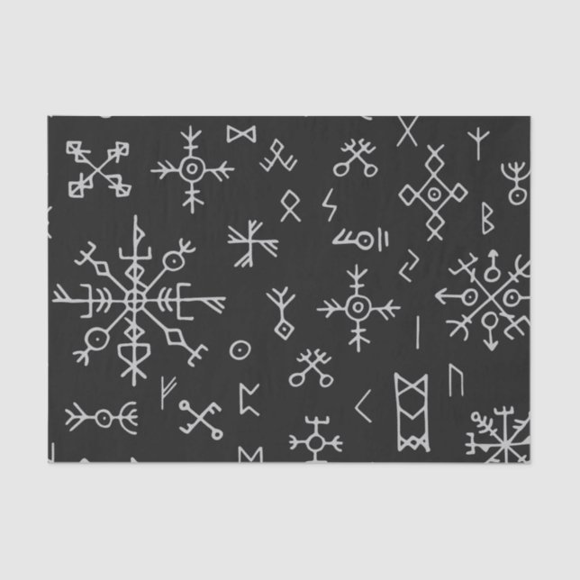 Norse Runes Tissue Paper (Front)