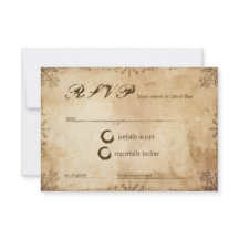 Norse Saga Viking RSVP Response Card