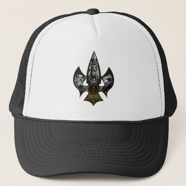 Norse Spear Trucker Hat (Front)