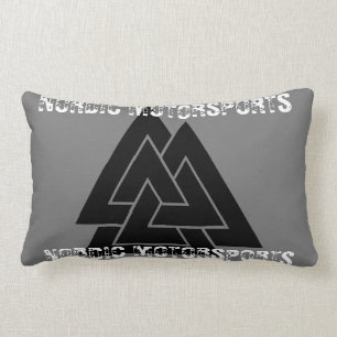 NORSE VALKNUT LOGO DESIGN -MAKE IT YOUR OWN LUMBAR CUSHION