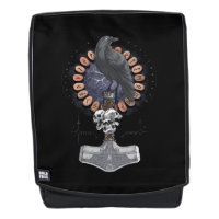 Norse Viking Raven Hammer