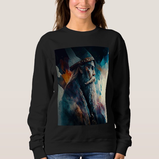 Norse Viking Valhalla Viking Nordic Mythology  2 Sweatshirt (Front)