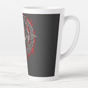 Norse Viking Wolf Symbol – Fenrir Warrior Emblem T Latte Mug