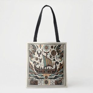 Norse Vikings: A Saga of Ancient Sea Tote Bag