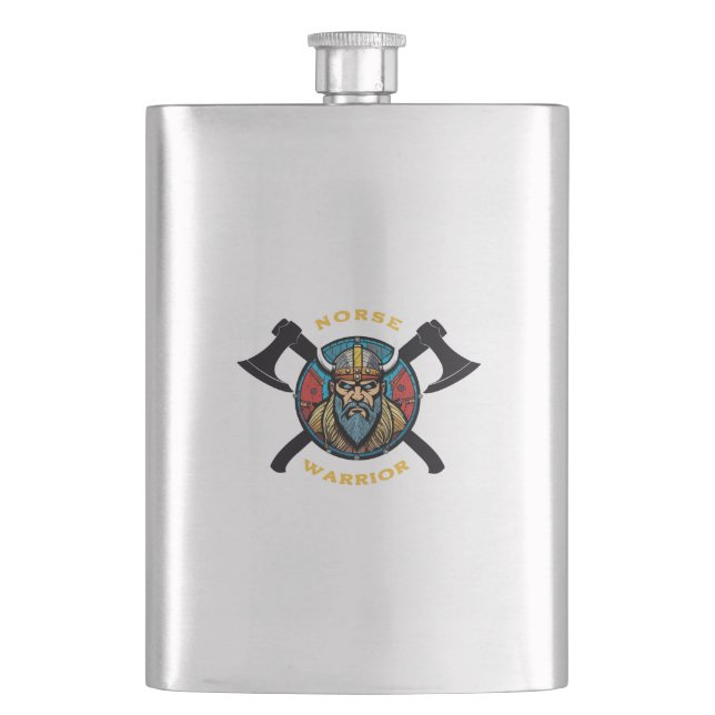 Norse Warrior Flask (Front)