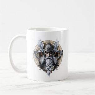 Norse Warrior God Odin Coffee Mug