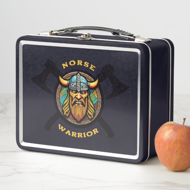 Norse Warrior Metal Lunch Box (In Situ)