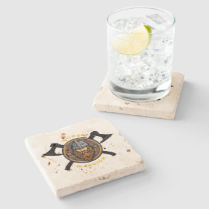 Norse Warrior Stone Coaster
