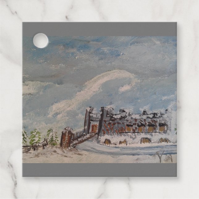 Norselands Castles Favour Tags (Front)