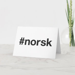 NORSK Hashtag Card