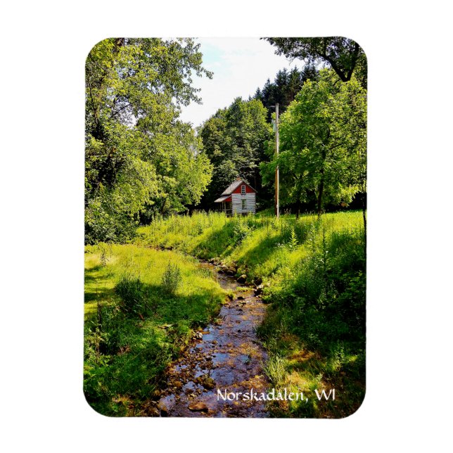 Norskadalen, Wisconsin Magnet (Vertical)
