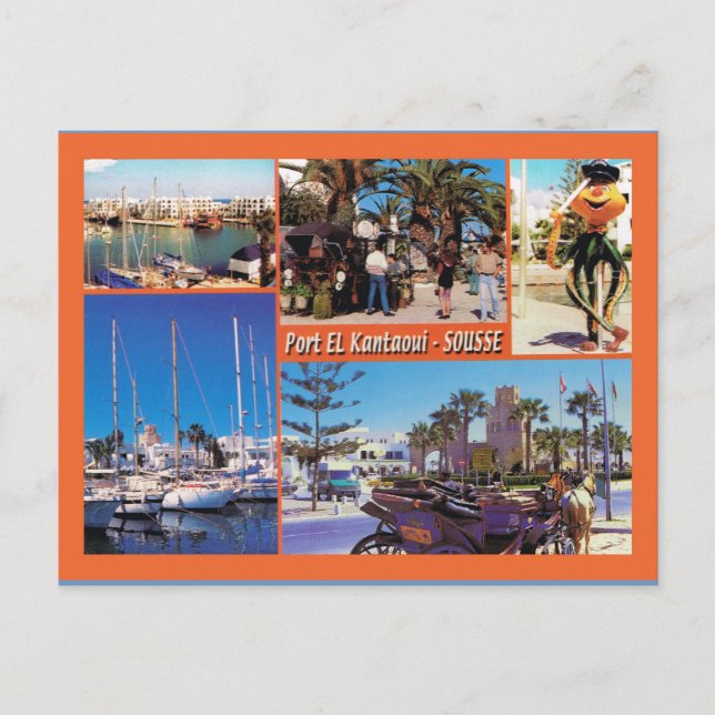 North Africa, Sousse Tunisia Postcard (Front)