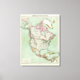 North America 10 Canvas Print