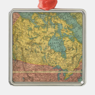 North America 16 Metal Tree Decoration