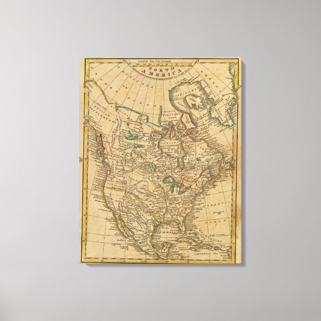 North America 18 Canvas Print (Front)