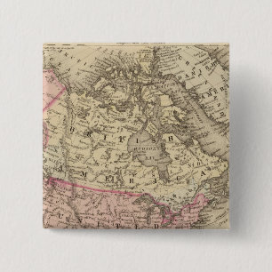 North America 19 15 Cm Square Badge