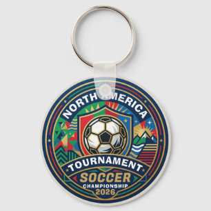 North America 2026 Soccer Tournament  Key Ring