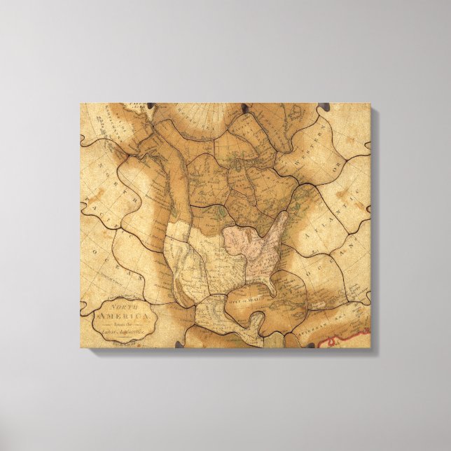 North America 20 Canvas Print (Front)