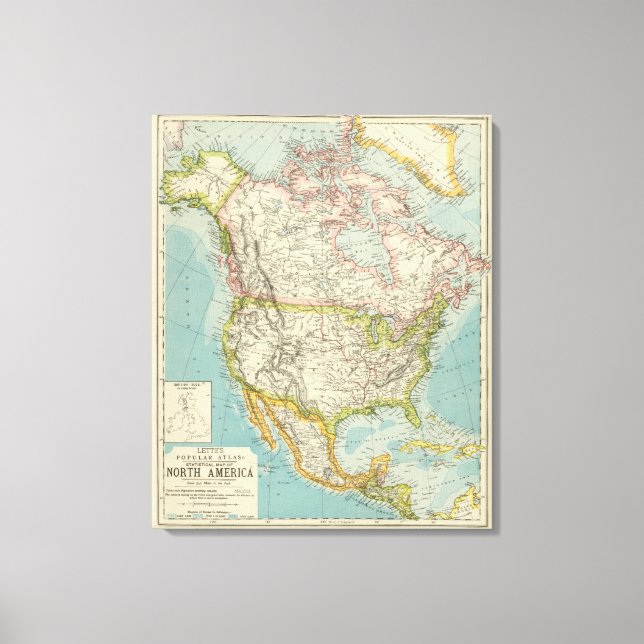 North America 23 Canvas Print (Front)