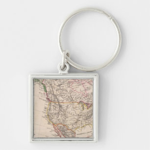 North America 23 Key Ring