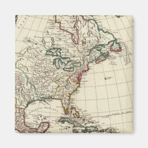 North America 24 Magnet