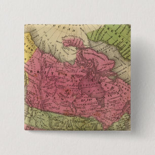 North America 36 15 Cm Square Badge