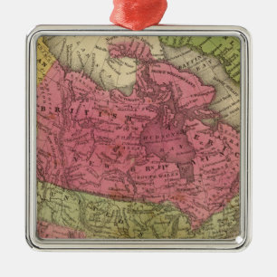 North America 36 Metal Tree Decoration