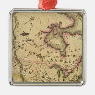 North America 37 Metal Tree Decoration