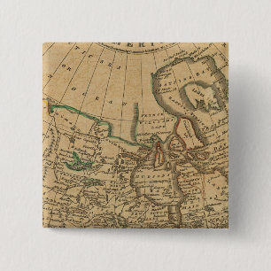North America 3 15 Cm Square Badge