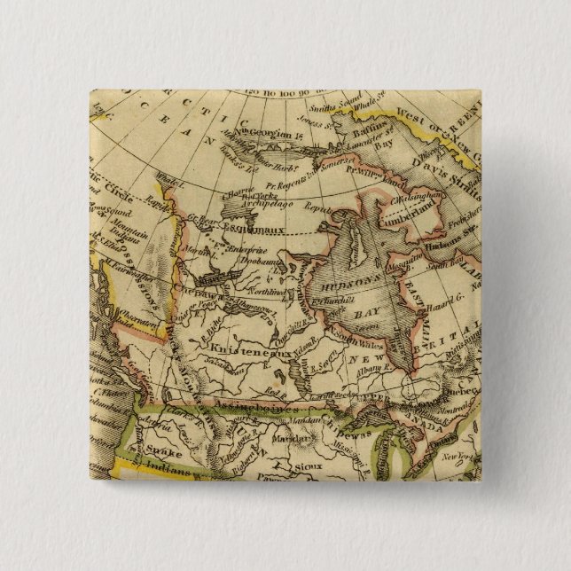 North America 40 15 Cm Square Badge (Front)