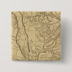 North America 44 15 Cm Square Badge