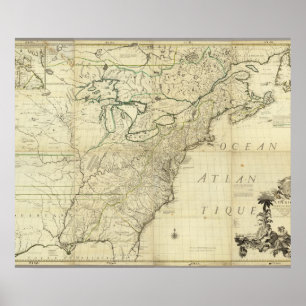North America 4 Poster