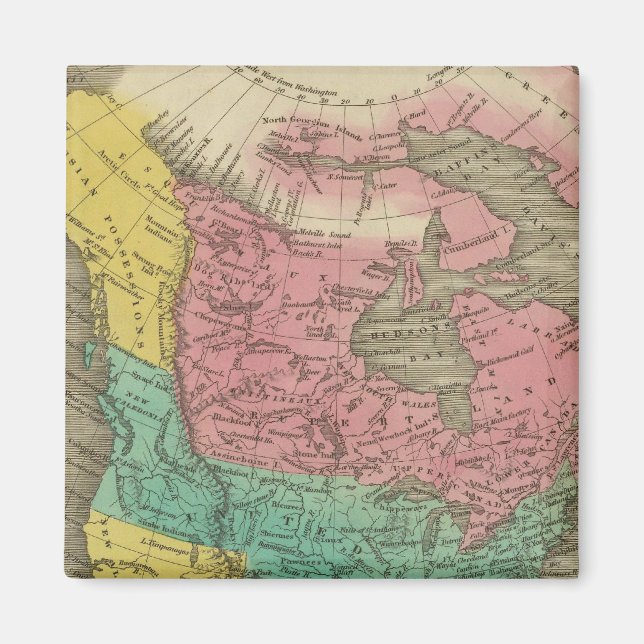 North America 5 Magnet (Front)