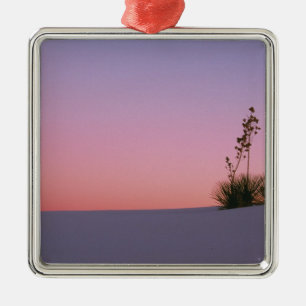 North America, America, New Mexico, White Metal Tree Decoration