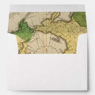North America, Asia Envelopes