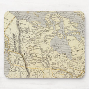 North America Atlas Map 2 Mouse Pad