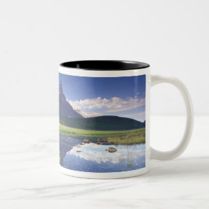 North America, Canada, Alberta, Banff National 3 Two-Tone Coffee Mug