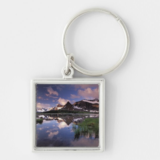 North America, Canada, Alberta, Jasper 4 Key Ring (Front)