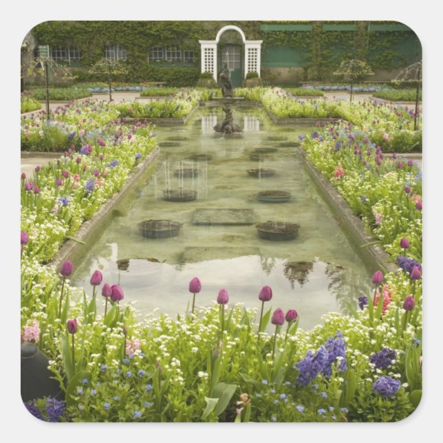 North America, Canada, British Columbia, 4 Square Sticker (Front)