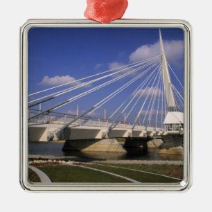North America, Canada, Manitoba, Winnipeg, Metal Tree Decoration