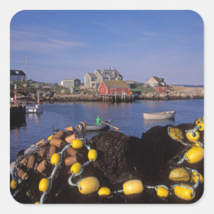 North America, Canada, Nova Scotia, Peggy's Square Sticker