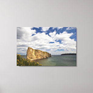 North America, Canada, Quebec, Gaspe Bay, Perce Canvas Print