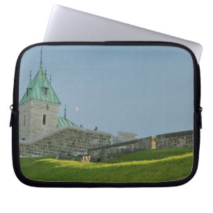 North America, Canada, Quebec, Old Quebec City. 2 Laptop Sleeve