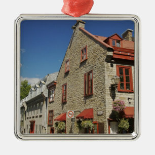 North America, Canada, Quebec, Old Quebec City. Metal Tree Decoration
