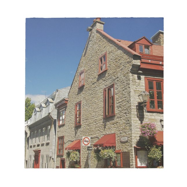 North America, Canada, Quebec, Old Quebec City. Notepad (Front)