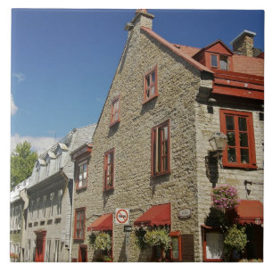 North America, Canada, Quebec, Old Quebec City. Tile